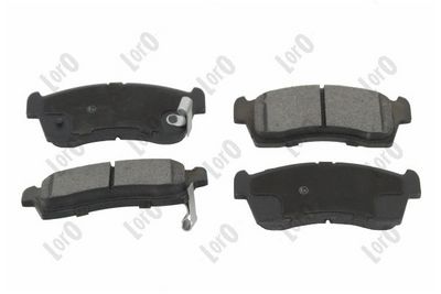 Brake Pad Set, disc brake ABAKUS 231-01-267