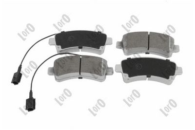 Brake Pad Set, disc brake ABAKUS 231-01-312