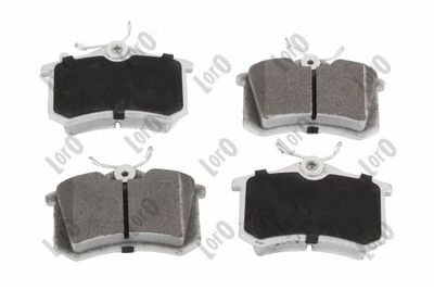 Brake Pad Set, disc brake ABAKUS 231-02-001