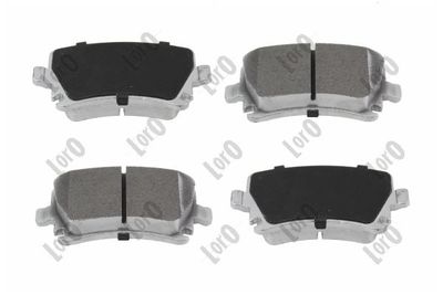 Brake Pad Set, disc brake ABAKUS 231-02-003