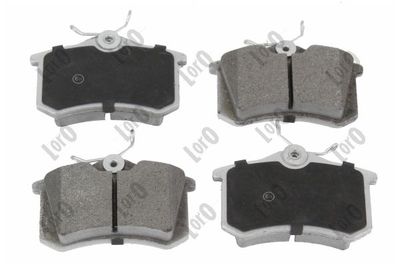 Brake Pad Set, disc brake ABAKUS 231-02-007