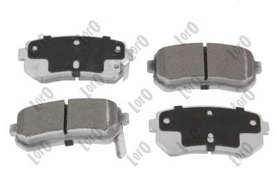 Brake Pad Set, disc brake ABAKUS 231-02-011