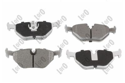 Brake Pad Set, disc brake ABAKUS 231-02-015