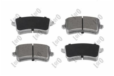 Brake Pad Set, disc brake ABAKUS 231-02-019