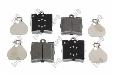 Brake Pad Set, disc brake ABAKUS 231-02-025