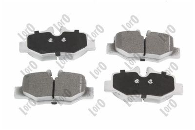 Brake Pad Set, disc brake ABAKUS 231-02-040