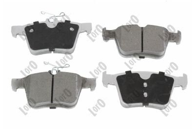 Brake Pad Set, disc brake ABAKUS 231-02-041