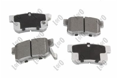 Brake Pad Set, disc brake ABAKUS 231-02-044