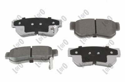 Brake Pad Set, disc brake ABAKUS 231-02-054