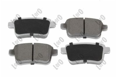 Brake Pad Set, disc brake ABAKUS 231-02-056