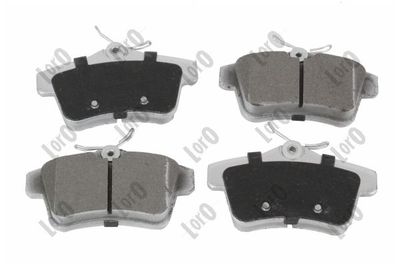 Brake Pad Set, disc brake ABAKUS 231-02-060