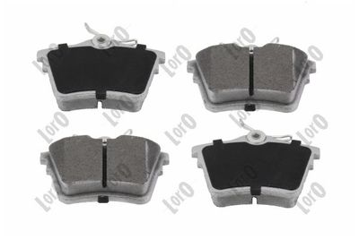 Brake Pad Set, disc brake ABAKUS 231-02-062
