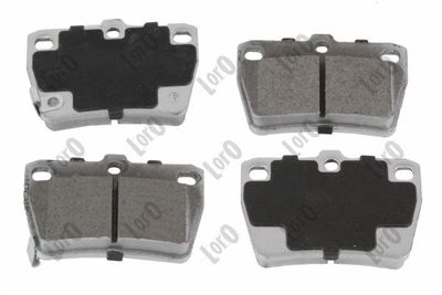 Brake Pad Set, disc brake ABAKUS 231-02-068