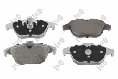 Brake Pad Set, disc brake ABAKUS 231-02-069