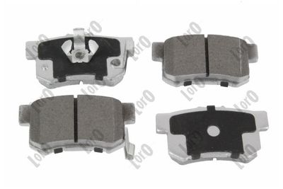 Brake Pad Set, disc brake ABAKUS 231-02-074