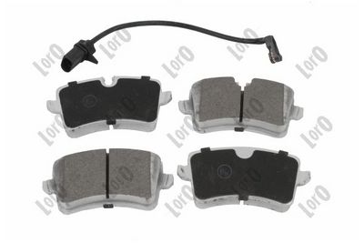 Brake Pad Set, disc brake ABAKUS 231-02-075