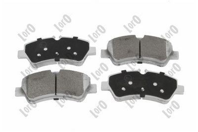 Brake Pad Set, disc brake ABAKUS 231-02-081