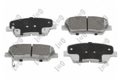 Brake Pad Set, disc brake ABAKUS 231-02-084