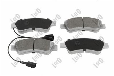 Brake Pad Set, disc brake ABAKUS 231-02-094