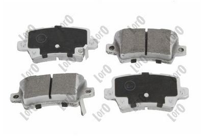 Brake Pad Set, disc brake ABAKUS 231-02-097