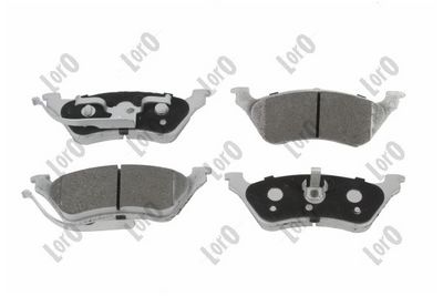Brake Pad Set, disc brake ABAKUS 231-02-102