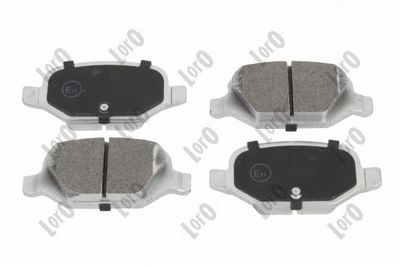 Brake Pad Set, disc brake ABAKUS 231-02-117