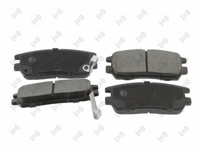 Brake Pad Set, disc brake ABAKUS 231-02-119
