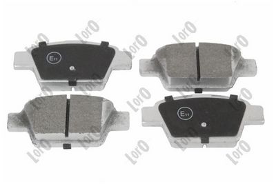 Brake Pad Set, disc brake ABAKUS 231-02-121
