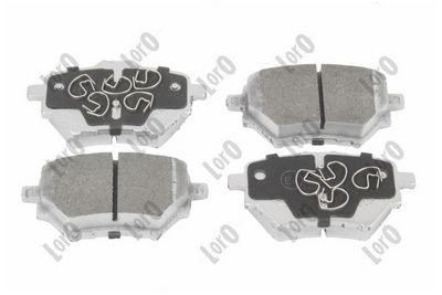 Brake Pad Set, disc brake ABAKUS 231-02-123