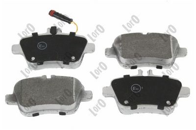 Brake Pad Set, disc brake ABAKUS 231-02-126