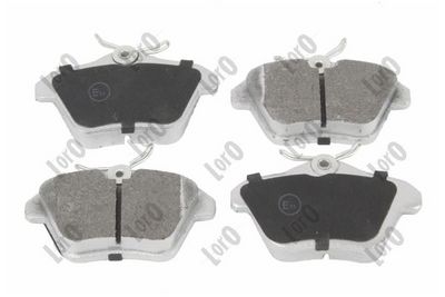 Brake Pad Set, disc brake ABAKUS 231-02-127