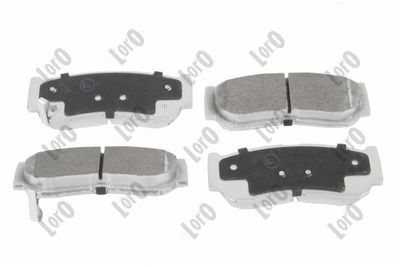 Brake Pad Set, disc brake ABAKUS 231-02-129