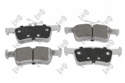 Brake Pad Set, disc brake ABAKUS 231-02-132