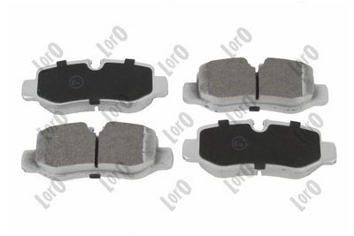 Brake Pad Set, disc brake ABAKUS 231-02-135