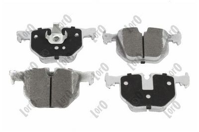 Brake Pad Set, disc brake ABAKUS 231-02-136