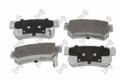 Brake Pad Set, disc brake ABAKUS 231-02-140