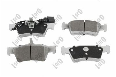 Brake Pad Set, disc brake ABAKUS 231-02-148
