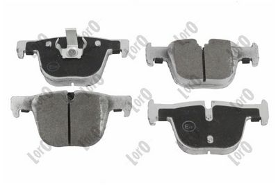 Brake Pad Set, disc brake ABAKUS 231-02-149