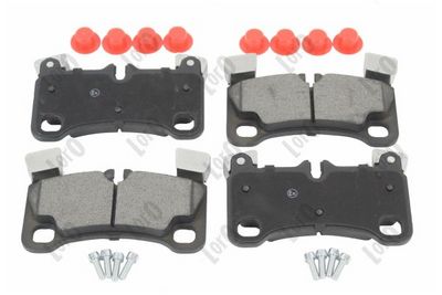 Brake Pad Set, disc brake ABAKUS 231-02-153