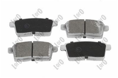 Brake Pad Set, disc brake ABAKUS 231-02-155
