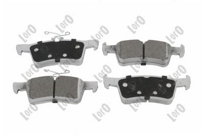 Brake Pad Set, disc brake ABAKUS 231-02-156