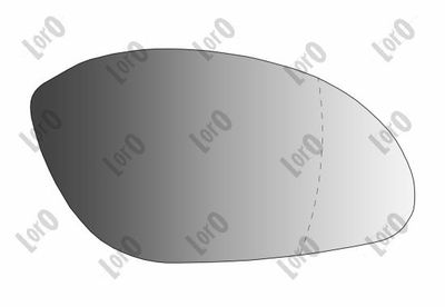 Mirror Glass, exterior mirror ABAKUS 2821G08