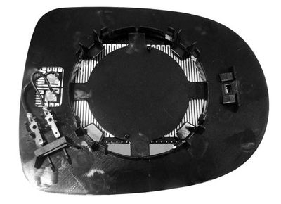Mirror Glass, exterior mirror ABAKUS 3159G04