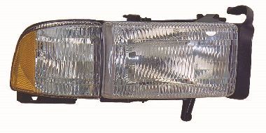 Headlight ABAKUS 333-1104R-HSU