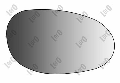 Mirror Glass, exterior mirror ABAKUS 3607G02