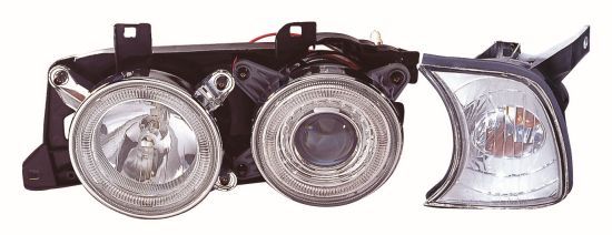 ABAKUS 444-1114FXNDBEA Headlight Set