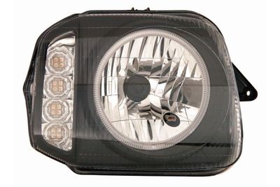 Headlight Set ABAKUS D18-1101P-RD-M2