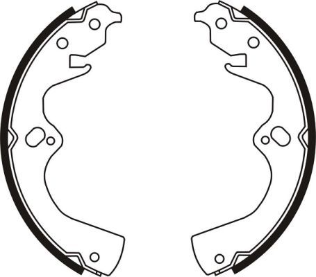 ABE C00309ABE Brake Shoe Set