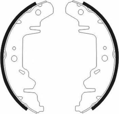 ABE C00318ABE Brake Shoe Set