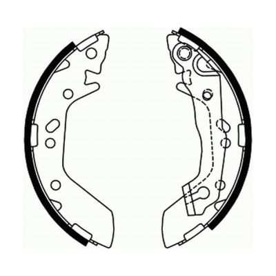 Brake Shoe Set ABE C00515ABE